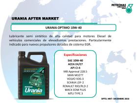 Petronas 71806251EU - URANIA OPTIMO 10W-40 envase de  200L