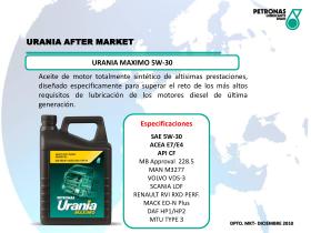 Petronas 71501RK1EU - URANIA MAXIMO SAE 5/30   Envase de 20 LITROS