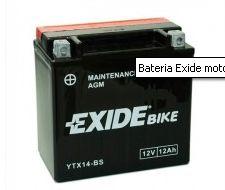 Exide YTX14-BS - BATERIA MOTO 12V 12AH 150*87*145