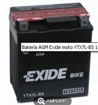 Exide YTX7L-BS - BATERIA 12V 6 AH 113*70*130