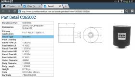 Donaldson ECC065002