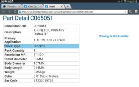 Donaldson ECC065051 - FILTRO DE AIRE THERMOKING 117400