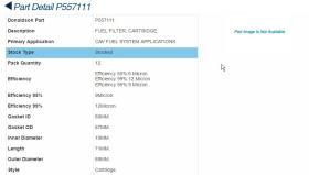  P556245 - FILTRO GAS OIL 7111-296  cav DELPHI