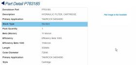 Donaldson P763185 - FILTRO HIDRAULICO FC1275