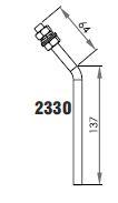 iNMESA S7259 - SOPORTE ESPEJO 10 DIAM.