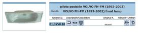 Leo Industrial 01025010 - PILOTO POSICION VOLVO FH-FM