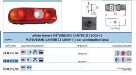 Leo Industrial 01035790 - PILOTO TRASERO IZQUIERDO CANTER II