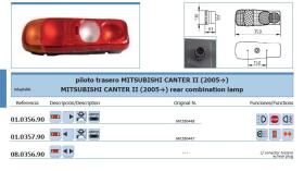 Leo Industrial 08035690 - TULIPA TRASERA MITSUBISHI CANTER