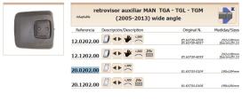 Leo Industrial 20020200 - CRISTAL AUXILIAR MAN TGA