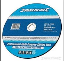 Silverline 103698 - DISCO ABRASIV. PLANO CORTE PIEDA PR