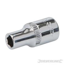 Silverline 134082 - VASO MTRICO CONDUCTOR DE 1/4"5MM