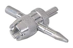 Silverline 380153 - LLAVE PARA REPARAR V LVULASLLAVE PA