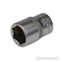 Silverline 425716 - VASO MTRICO CONDUCTOR DE 1/2"18MM