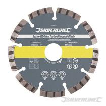 Silverline 456948 - DISCO DIAMANTE TURBO SOLDADO POR L 