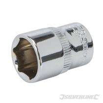 Silverline 568947 - VASO MTRICO CONDUCTOR DE 1/4"13MM