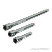 Silverline 598440 - JUEGO DE 3 ALARGADERAS 1/4"CONDUCTO