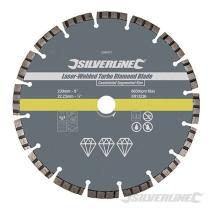 Silverline 598461 - DISCO DIAMANTE TURBO SOLDADO POR L 