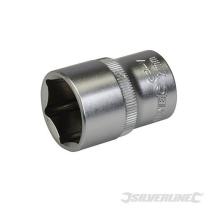 Silverline 612122 - VASO MTRICO CONDUCTOR DE 1/2"21MM