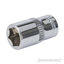 Silverline 938967 - VASO MTRICO CONDUCTOR DE 1/4"9MM