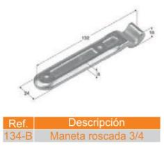 DISCAR CARROCERIAS 134B - MANECILLA CARROCERIA 3/4