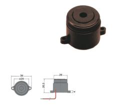 RINDER 7312 - ZUMBADOR INTERMITENTE 12 VOLTIOS