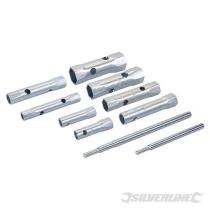 Silverline 571532 - LLAVES TUBO METRICAS,8 PZAS 8-22 MM