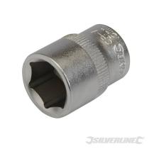 Silverline 664313 - VASO MTRICO CONDUCTOR DE 3/8"15MM