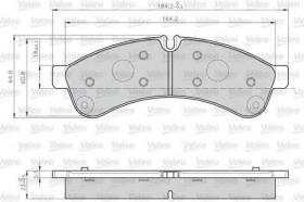 Valeo 872231 - PASTILLAS DE FRNEO IVECO DAILY 2006 >