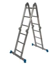 Silverline 953474 - ESCALERA MULTIUSO CON PLATAFORMA