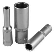 JBM 10091 - VASO HEX. 1/4' 50MM. LARGO, 6MM.
