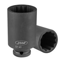 JBM 11617 - VASO DE IMPACTO 34MM DE 12 CANTOS - 1/2' (78MM)