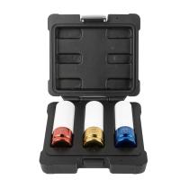 JBM 51336 - SET DE 3 VASOS DE IMPACTO DE 1/2' ESPECIAL EXTRACCIÓN RUEDA