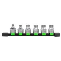 JBM 51409 - JUEGO DE 6 DE PUNTAS XZN DE 12 DIENTES INVIOLABLE CON VASO D