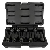 JBM 52339 - SET DE 9 PUNTAS DE IMPACTO HEXAGONALES DE 1/2'
