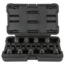 JBM 52340 - SET DE 9 PUNTAS DE IMPACTO TORX DE 1/2'