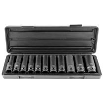 JBM 52342 - SET DE 11 VASOS DE IMPACTO HEXAGONAL DE 1/2'