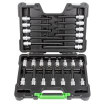 JBM 52603 - MALETÍN DE 26 PUNTAS DE 1/2' PARA TORNILLOS DE 12 CANTOS
