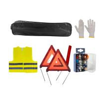 JBM 52783 - KIT EMERGENCIA BOLSA NEGRA + MK H7+H1 + CHALECO + TRIANG. +