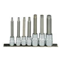 JBM 53084 - JUEGO DE 7 PUNTAS TORX CON VASO DE 3/8 Y 1/2'