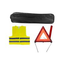 JBM 53089 - KIT EMERGENCIA BOLSA NEGRA RIBETE+TRIANGULO+CHALECO