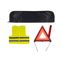 JBM 53093 - KIT EMERGENCIA BOLSA MINI NEGRA +TRIANGULO+CHALECO