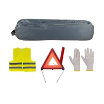 JBM 53178 - KIT EMERGENCIA BOLSA GRIS RIBETE+TRIANGULO+CHALECO+GUANTES