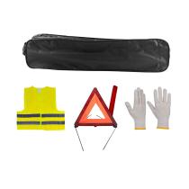 JBM 53179 - KIT EMERGENCIA BOLSA NEGRA RIBETE+TRIANGULO+CHALECO+GUANTES