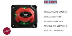 COBO 080809 - DESCONECTADOR ROTATIVO IP54 300A OFF-1(OFF-2)  1+2