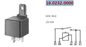 COBO 1802320000 - RELE DE TRABAJO 12V 40A