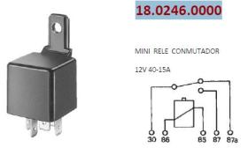 COBO 1802460000 - RELE CONMUTACION 5 POLOS 30A 12V