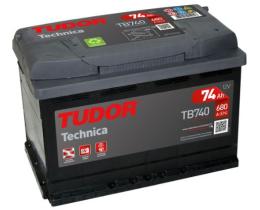 Exide TB740 - BATERIA TUDOR 74AH 680A   278*175*190