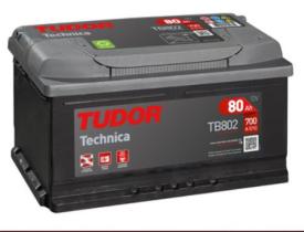 Exide TB802 - BATERIA TUDOR 80AH 700A  315*175*175