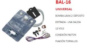 COBO BAL16 - BOMBA UNVERSAL 12V BOLSA + BOMBA