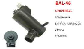 COBO BAL46 - BOMBALAVAPARABRISAS UNIVERSAL 24V 1 SALIDA
